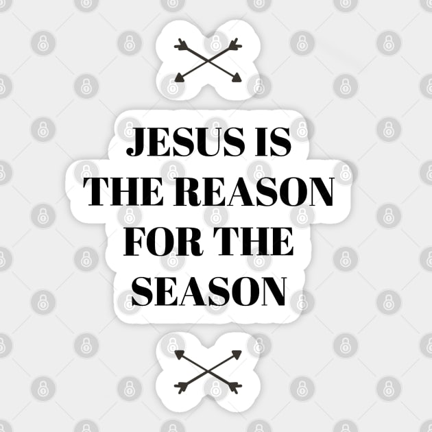 Jesus Is The Reason For The Seasoon | Nativity Sticker by Happy - Design